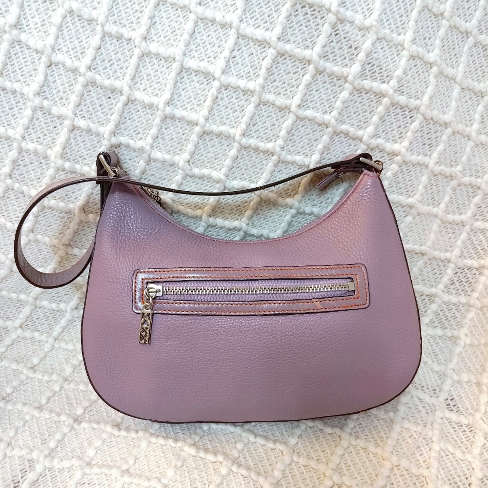 Maxx NY discontinued brand - Small Lilac Leather Shoulder Bag